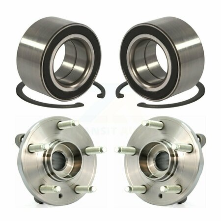 KUGEL Front Rear Wheel Bearing And Hub Assembly Kit For Ford Edge Lincoln MKX K70-101597